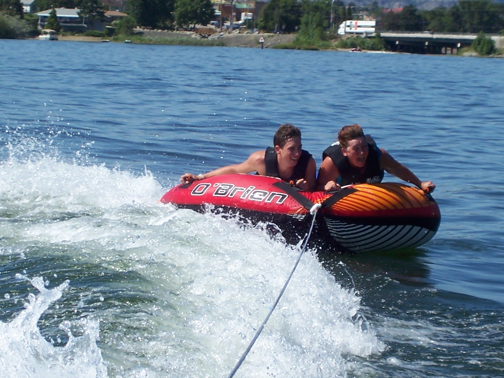 tubing with Wakepilot tubing with Wakepilot